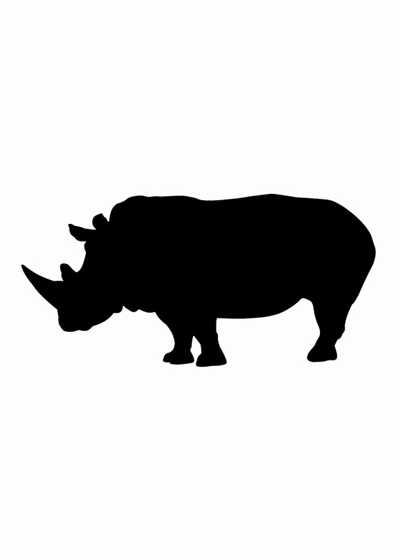 Rhino svg #15, Download drawings