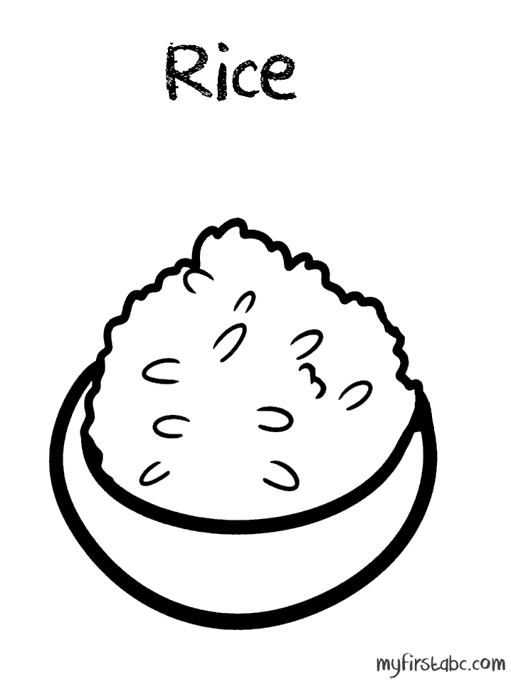 Rice coloring #17, Download drawings