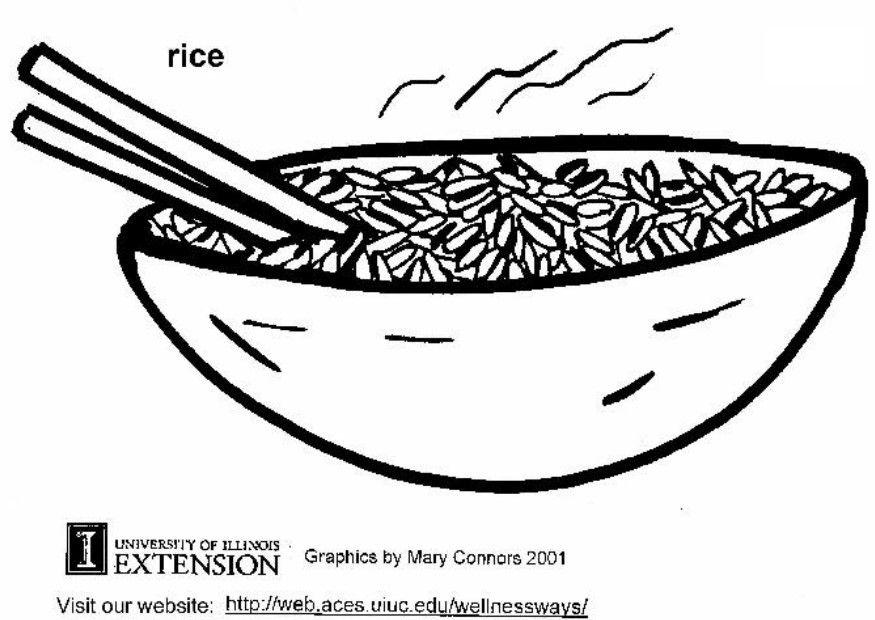 Rice coloring #6, Download drawings