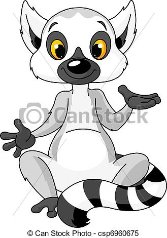 Ring-tailed Lemur clipart #6, Download drawings