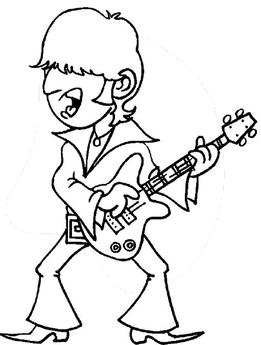 Rock & Roll coloring #5, Download drawings