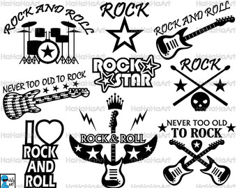 Rock & Roll svg #20, Download drawings