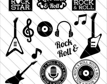 Rock & Roll svg #17, Download drawings