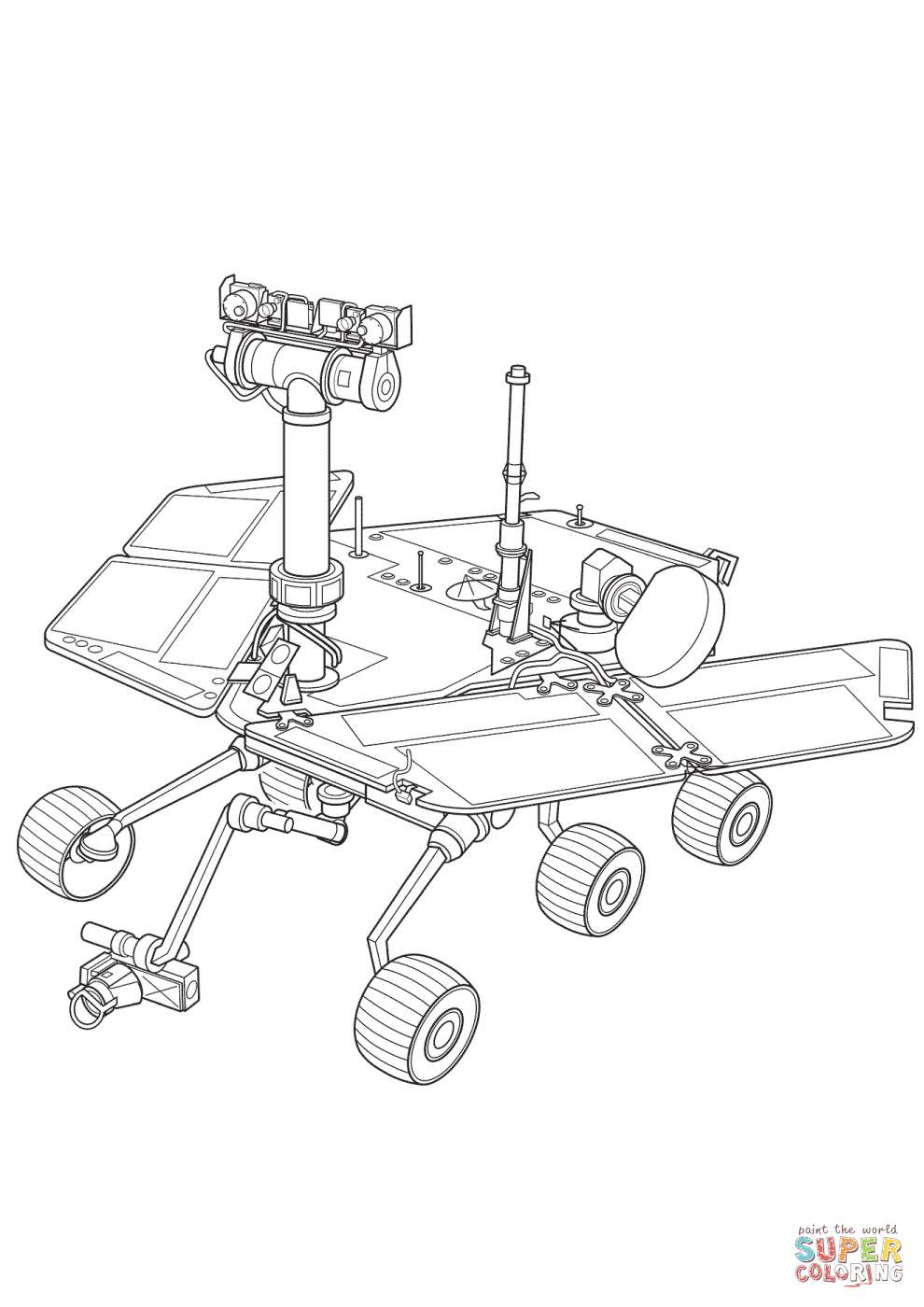 Rover coloring #8, Download drawings