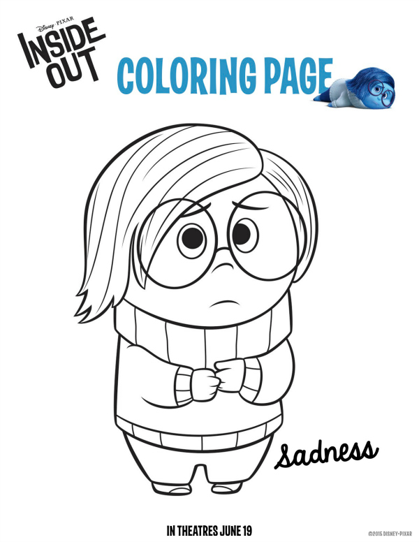 Sadness coloring #14, Download drawings