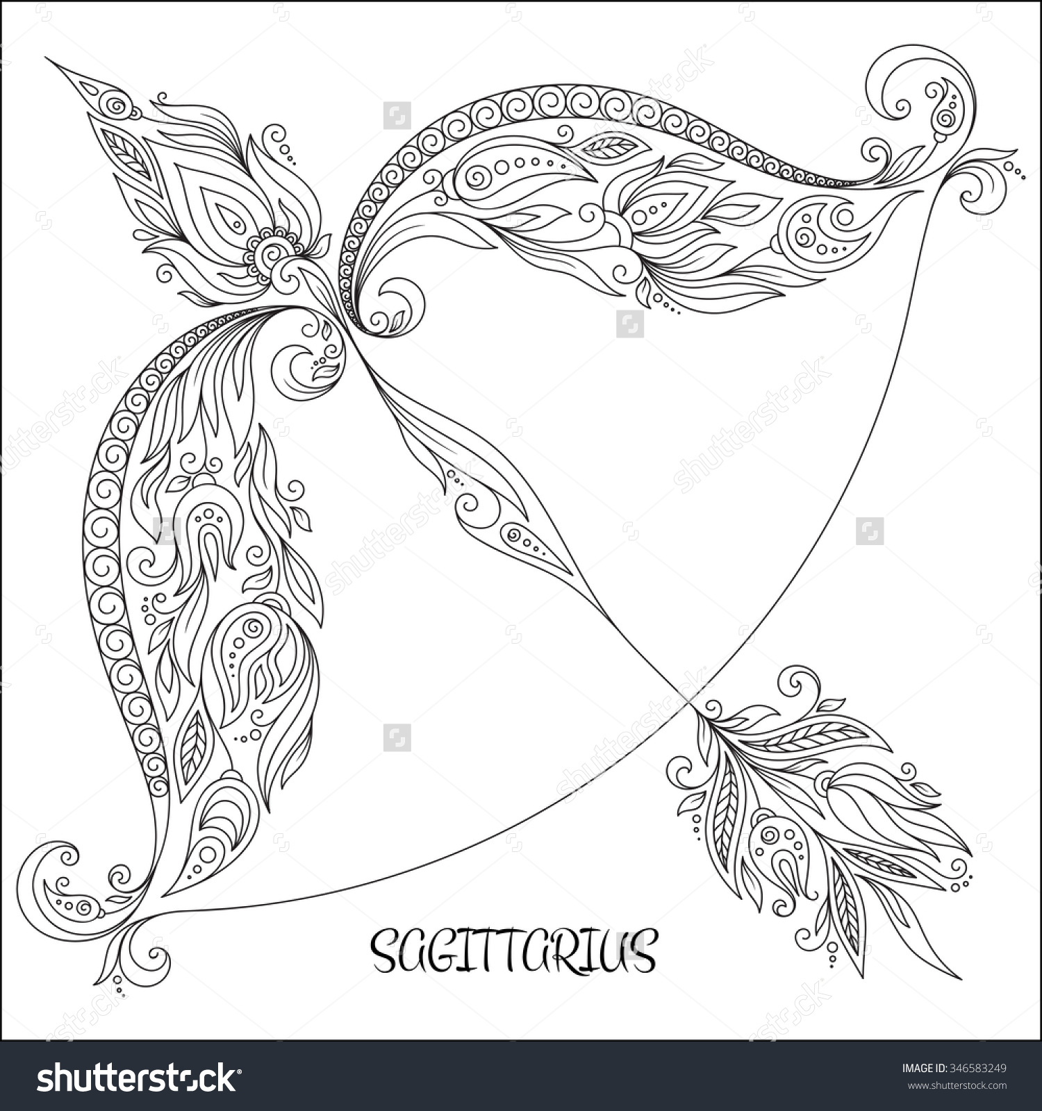 Sagittarius (Astrology) coloring #18, Download drawings