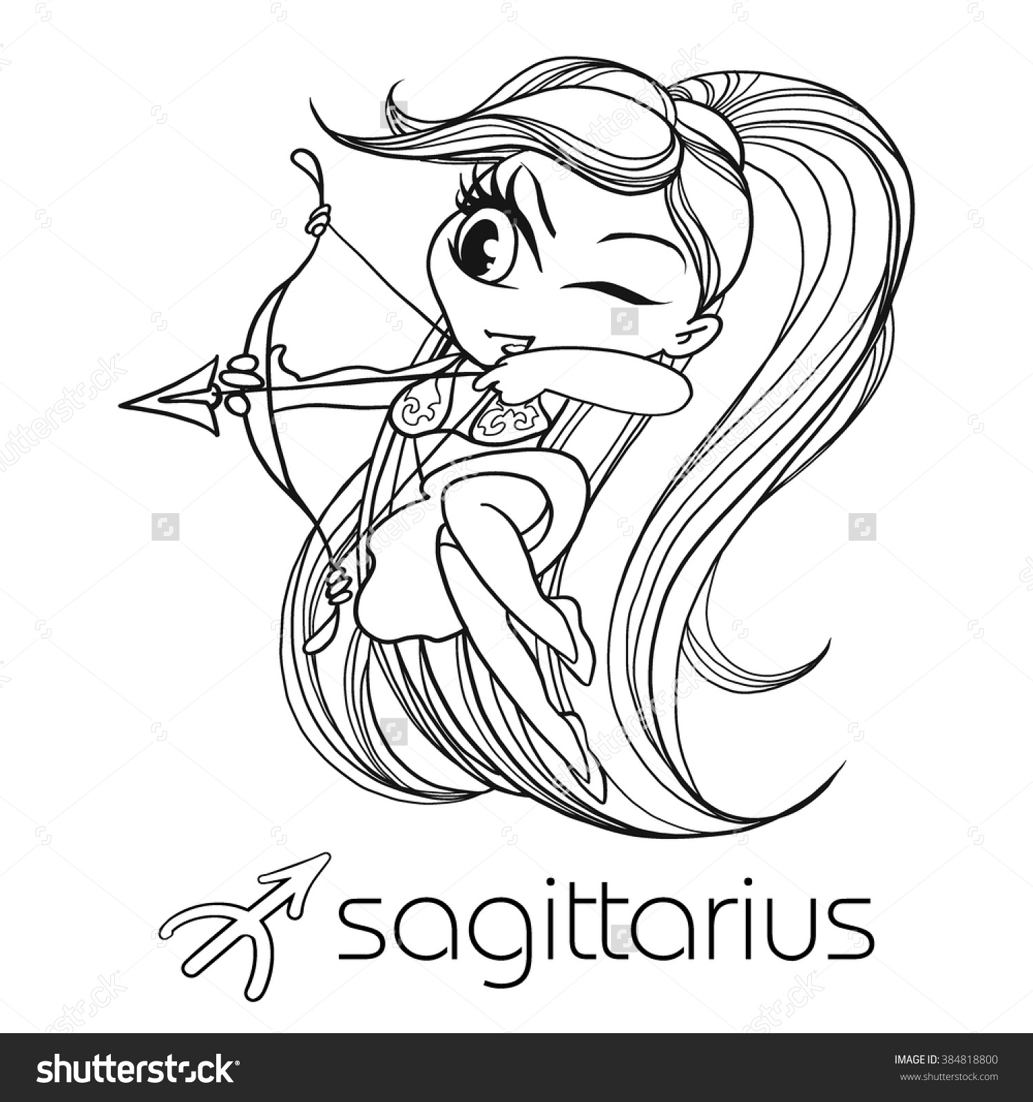 Sagittarius (Astrology) coloring #15, Download drawings