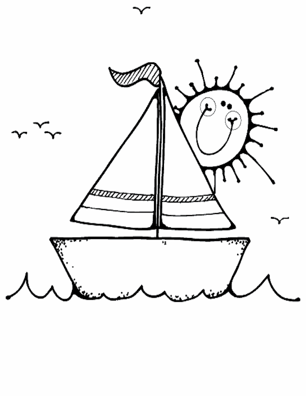 Sailboat coloring #3, Download drawings