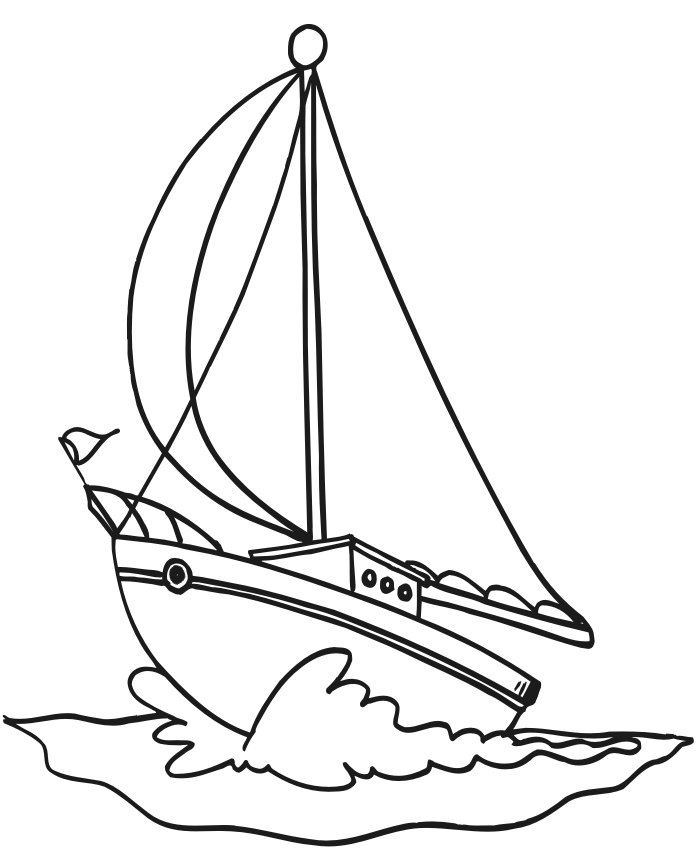 Sailing coloring #12, Download drawings