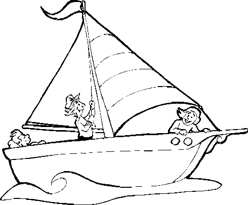 Sailing coloring #20, Download drawings