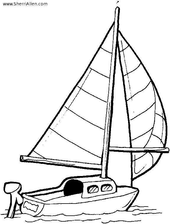 Sails coloring #13, Download drawings
