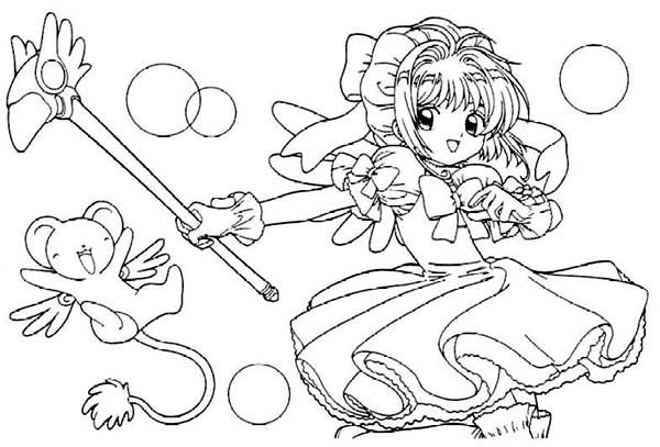 Sakura coloring #14, Download drawings