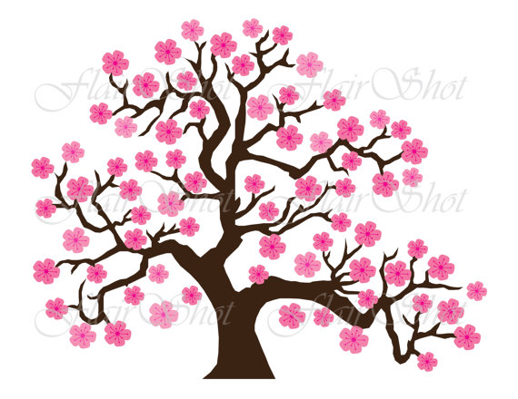 Sakura Tree clipart #13, Download drawings
