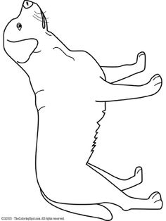 Samoyed coloring #20, Download drawings