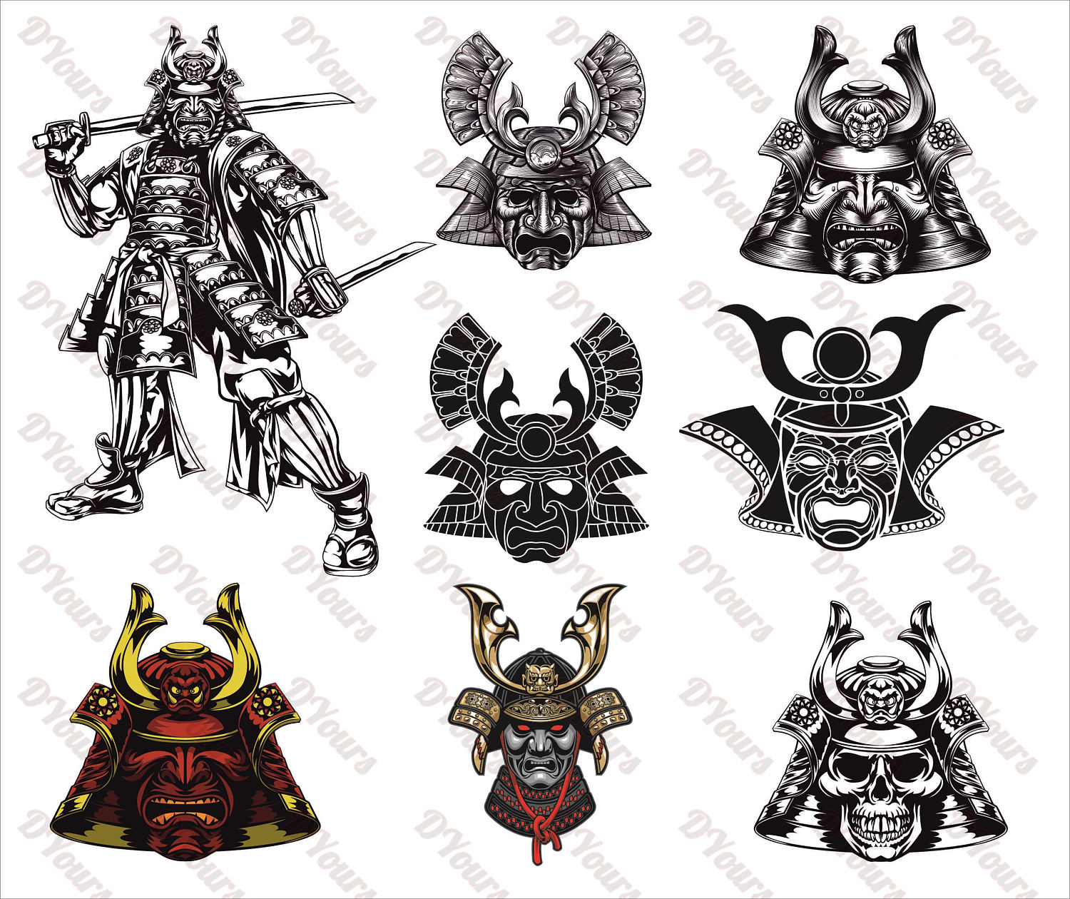 Samurai svg #8, Download drawings