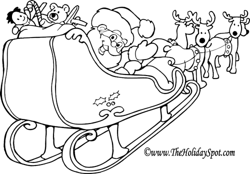 Santa coloring #12, Download drawings
