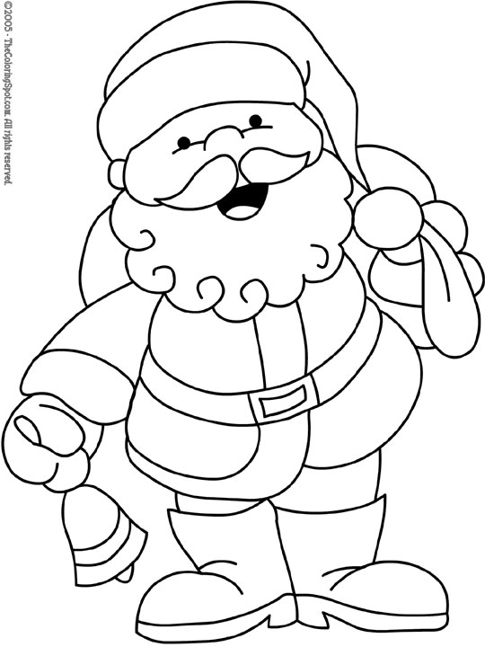 Santa coloring #11, Download drawings