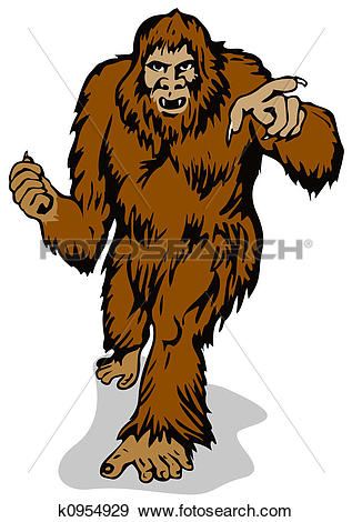 Sasquatch clipart #6, Download drawings