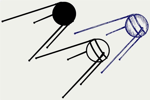 Satellite svg #3, Download drawings