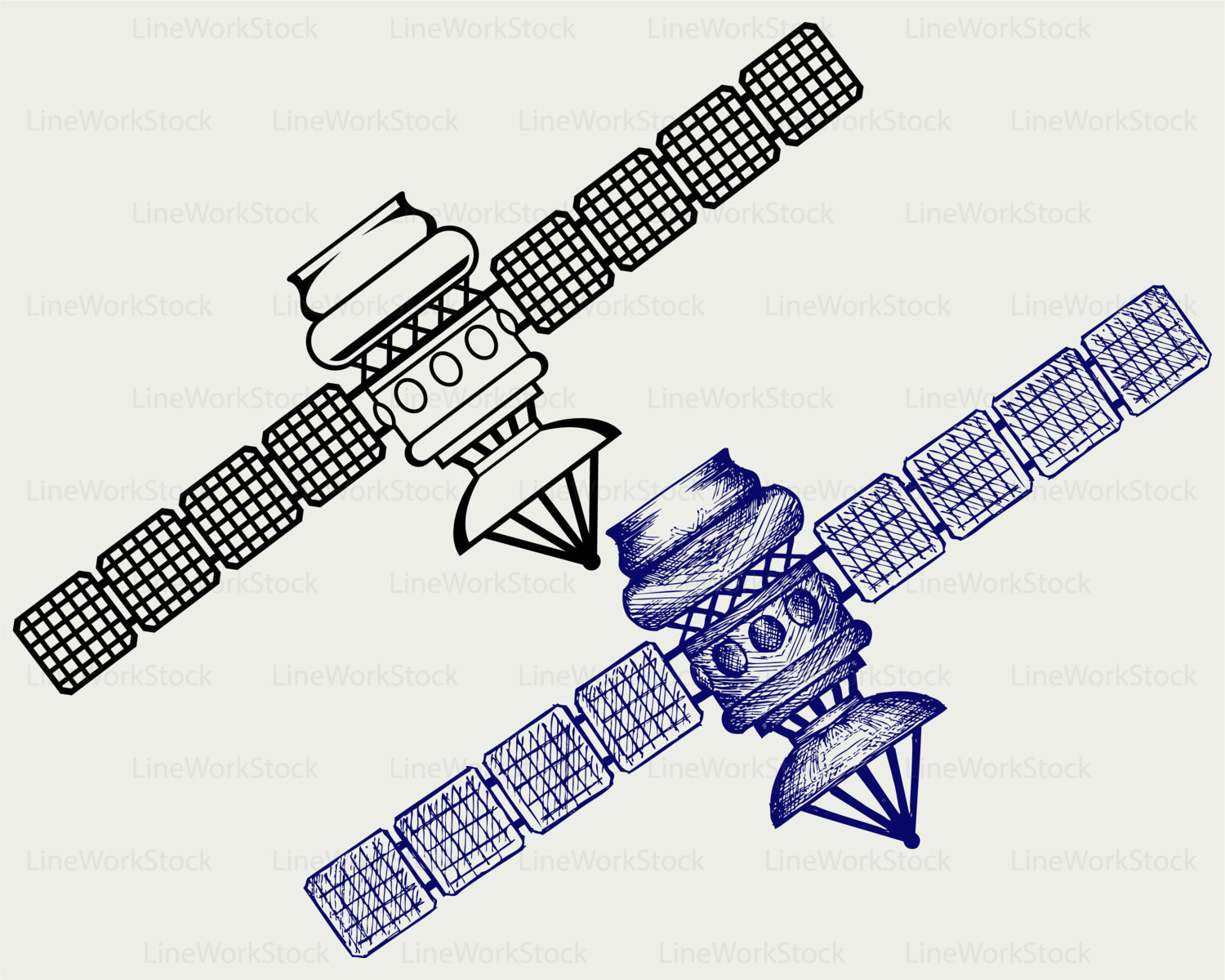 Satellite svg #4, Download drawings