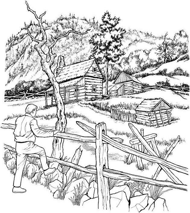 Sawtooth Mountans coloring #15, Download drawings