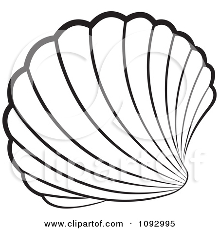 Scallop coloring #3, Download drawings