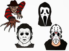 Scary svg #13, Download drawings