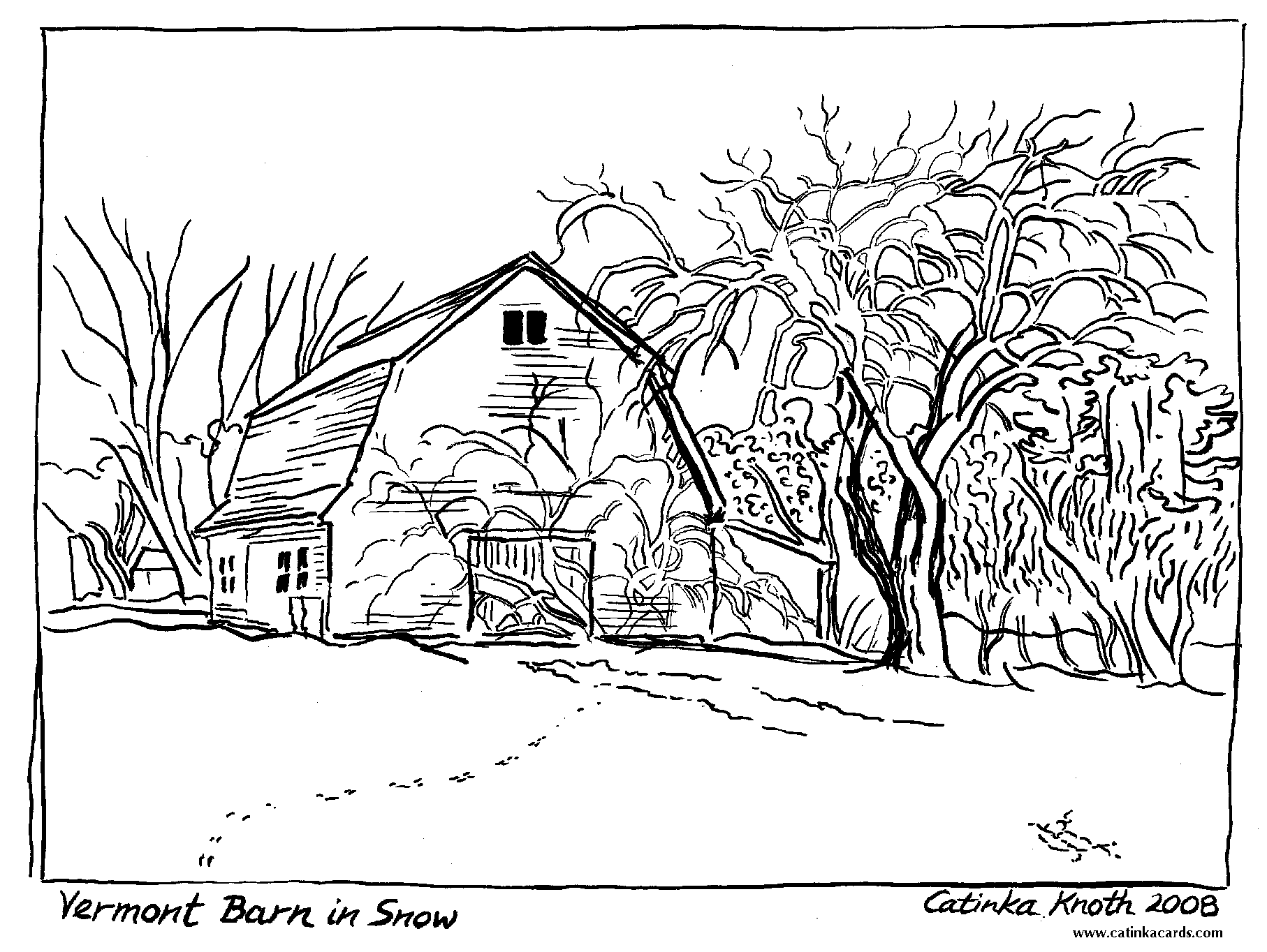 Scenic coloring #17, Download drawings