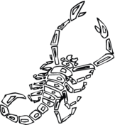 Scorpion coloring #14, Download drawings