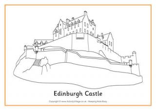 Scotland coloring #1, Download drawings