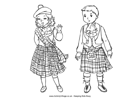 Scotland coloring #3, Download drawings