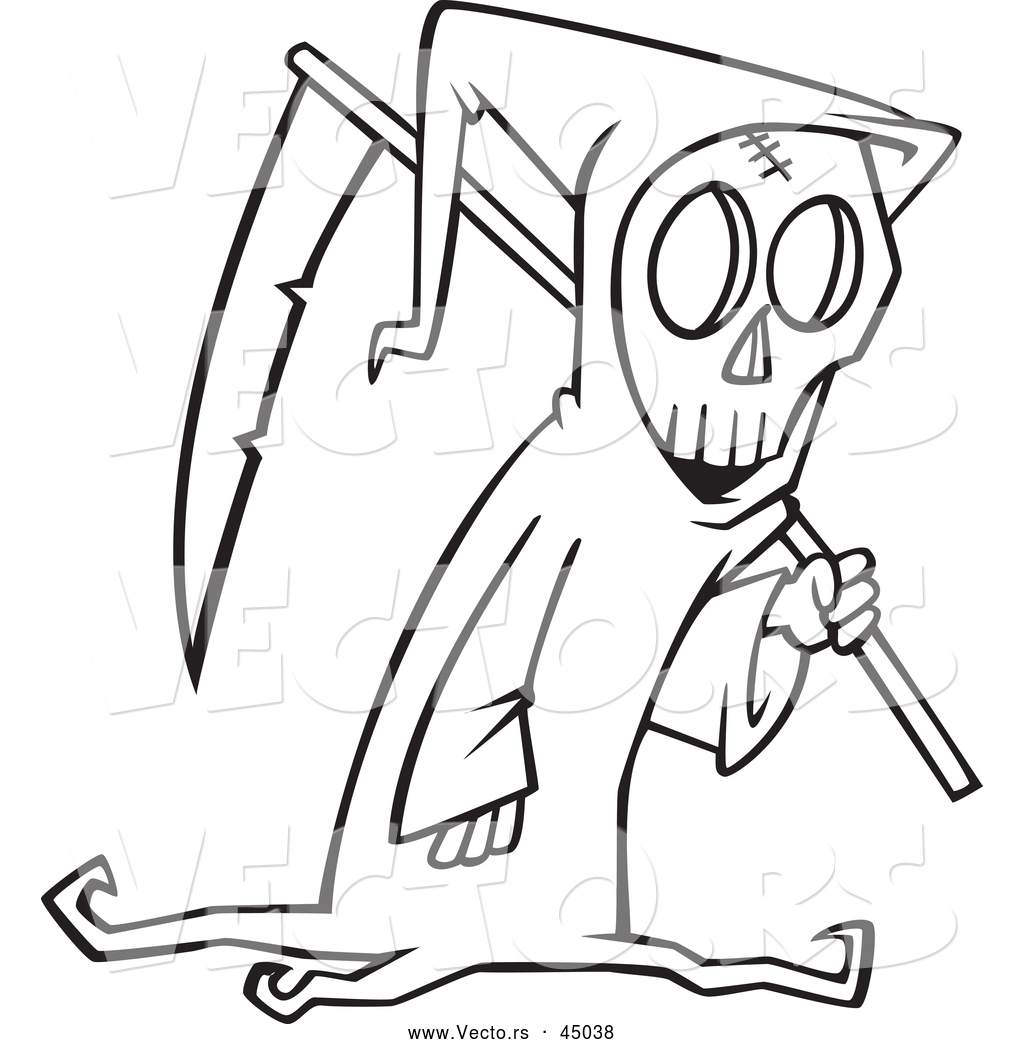 Grim Reaper coloring #1, Download drawings