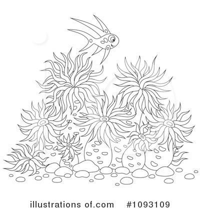 Sea Anemone coloring #4, Download drawings