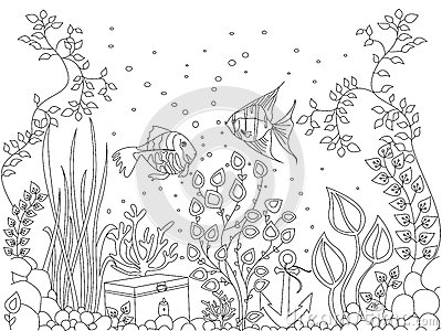 Sea Bed coloring #15, Download drawings