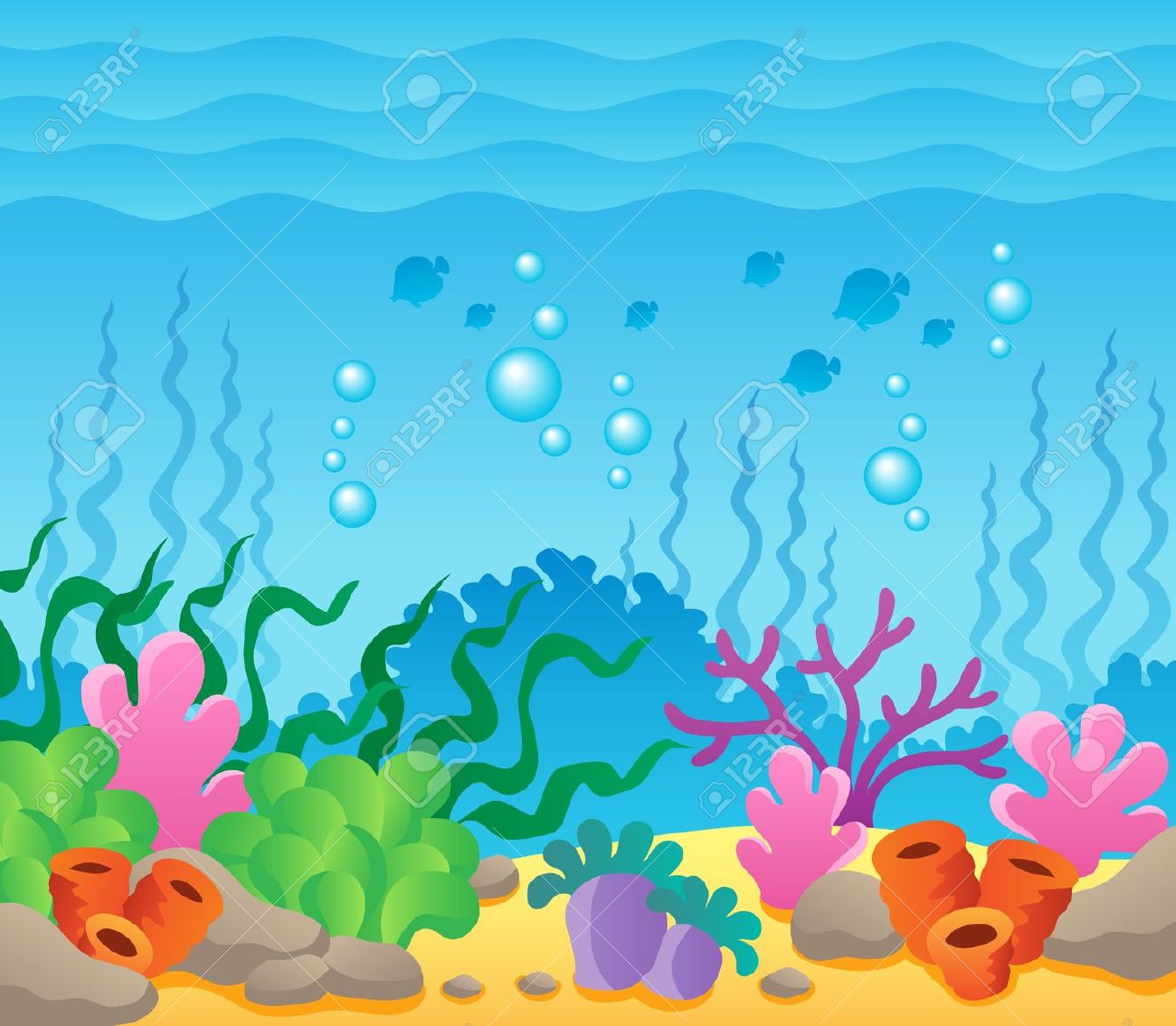 Underwater clipart #18, Download drawings
