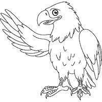 Sea Eagle coloring #14, Download drawings