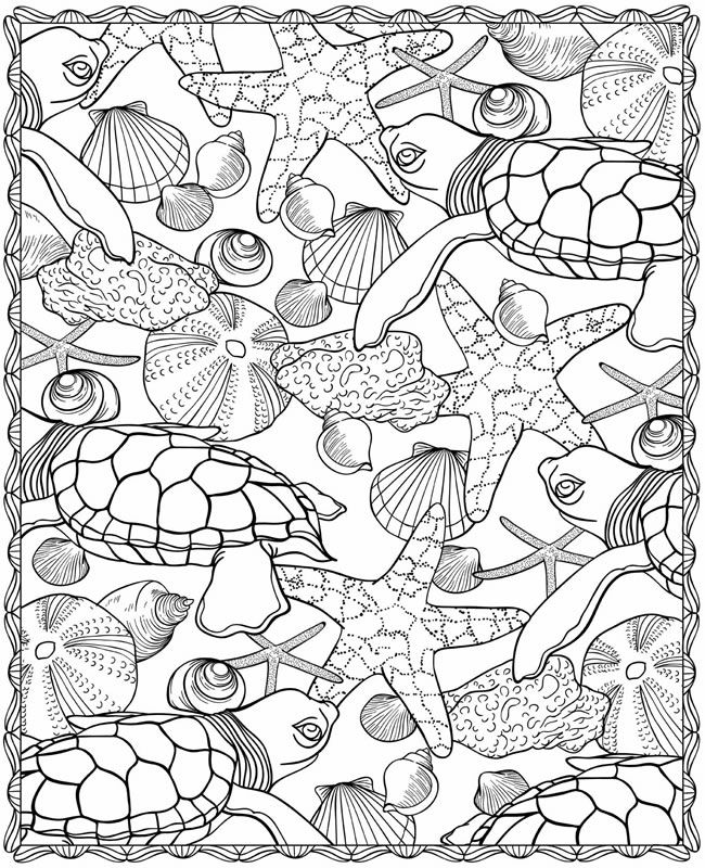 Sea Life coloring #1, Download drawings