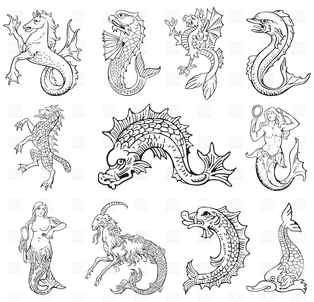 Sea Monster clipart #9, Download drawings