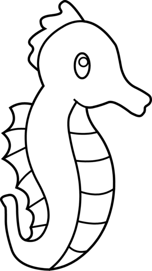 Seahorse clipart #1, Download drawings