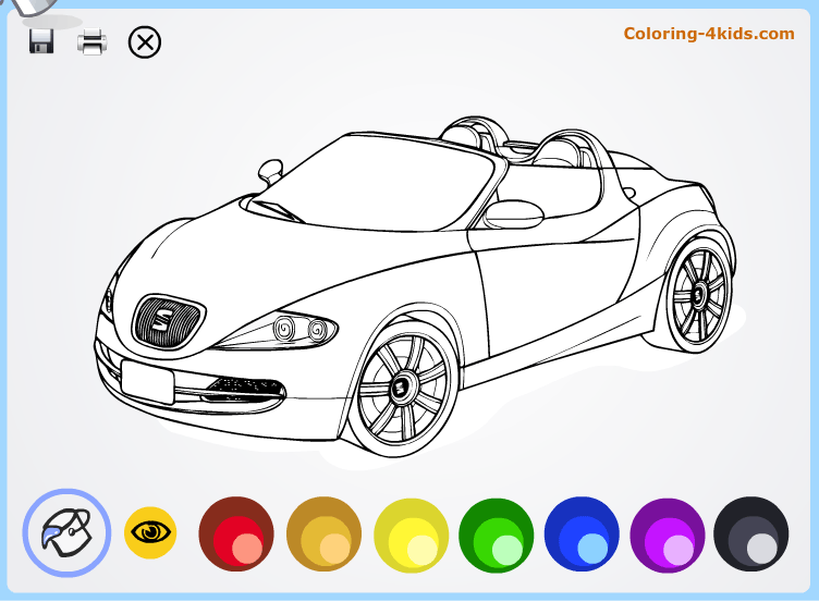 Seat coloring #16, Download drawings