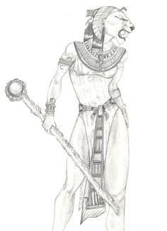 Sekhmet (Deity) svg #6, Download drawings