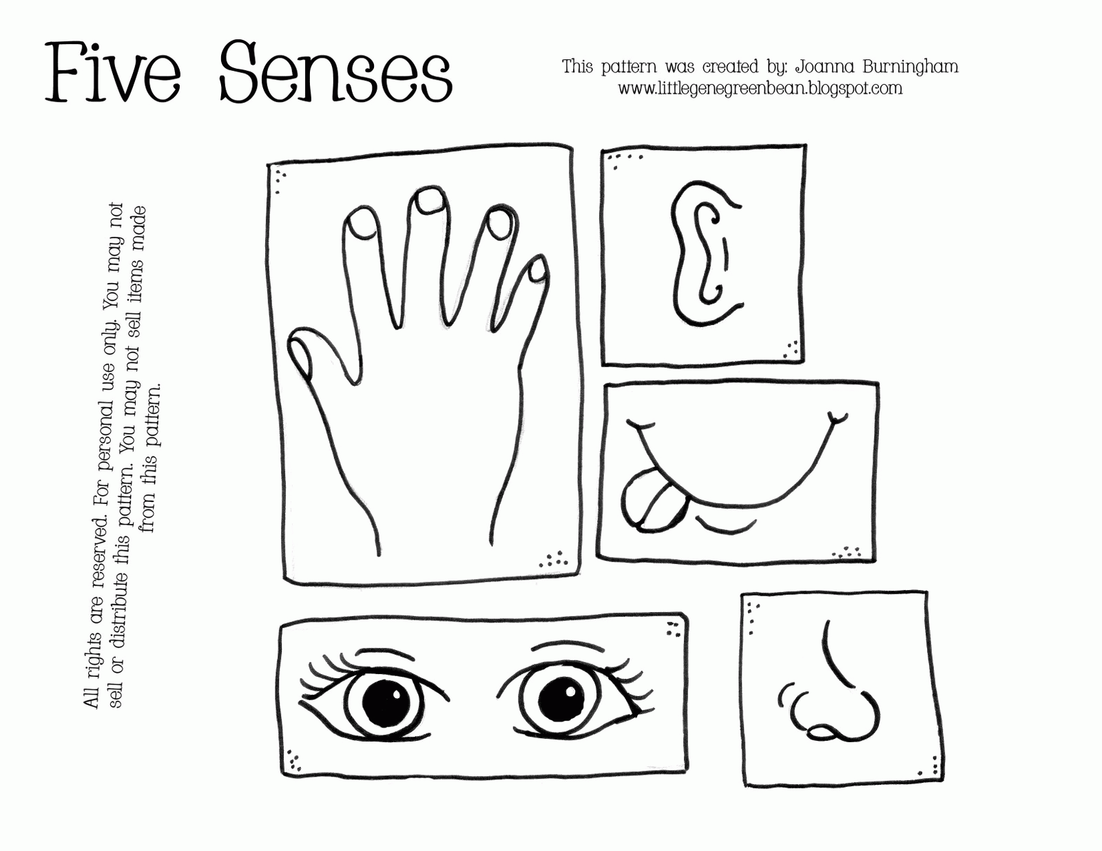 Senses coloring #10, Download drawings