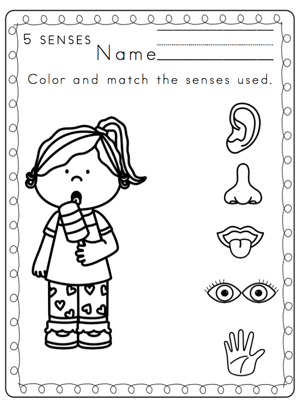 Senses coloring #16, Download drawings