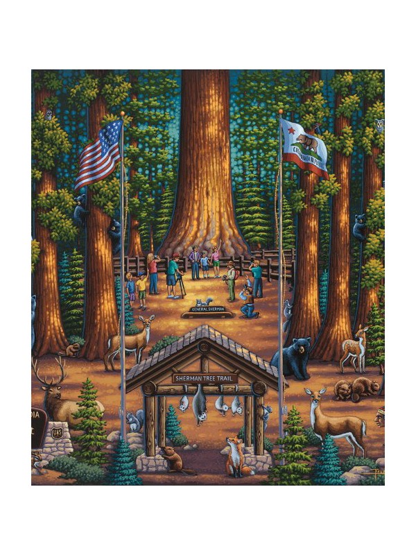 Sequoia National Park coloring #20, Download drawings