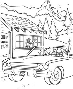 Sequoia National Park coloring #17, Download drawings