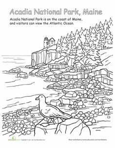 Sequoia National Park coloring #9, Download drawings