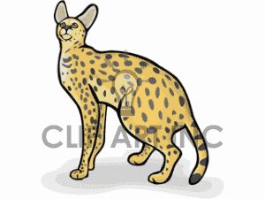 Serval clipart #20, Download drawings