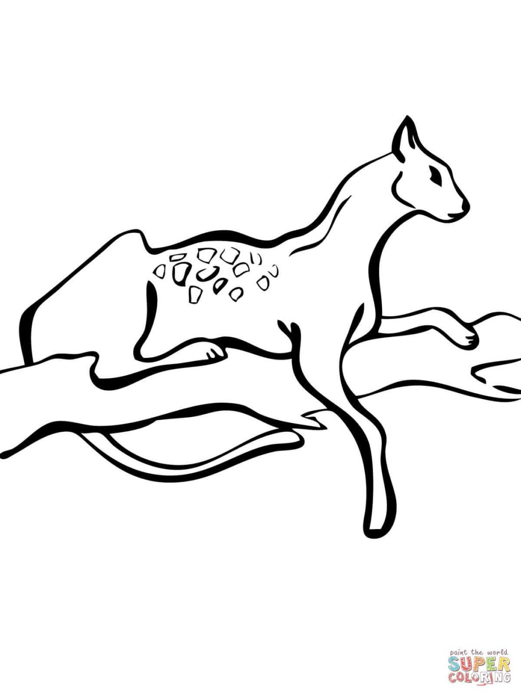 Serval coloring #15, Download drawings