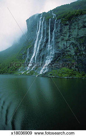 Seven Sisters Waterfall, Norway clipart #19, Download drawings