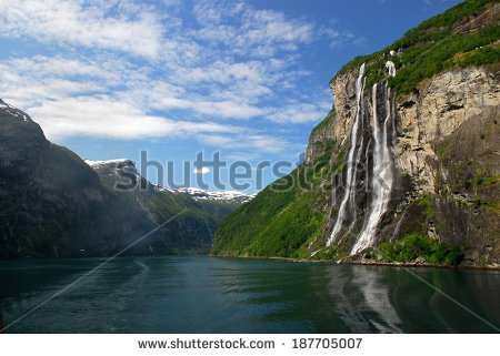 Seven Sisters Waterfall, Norway coloring #17, Download drawings